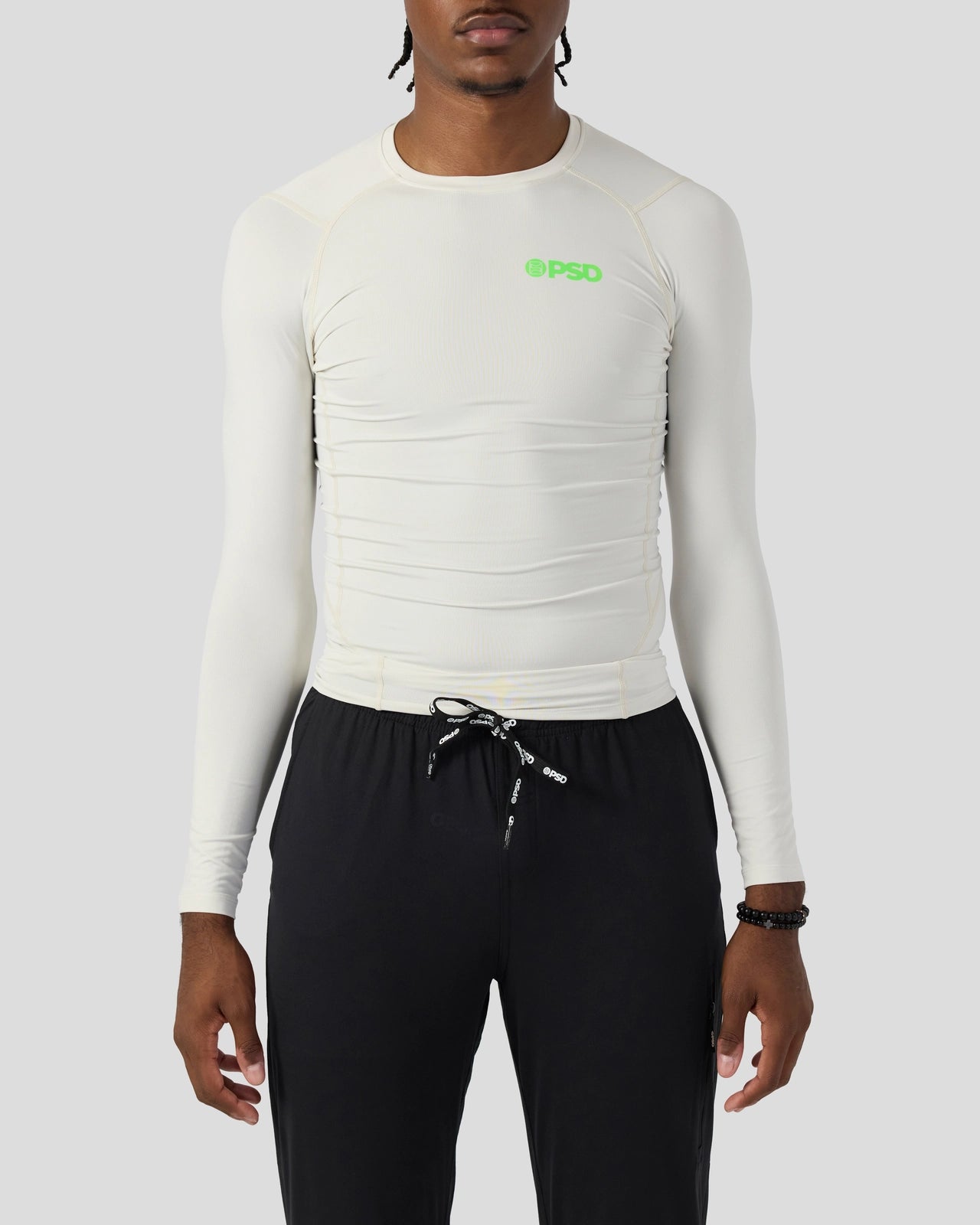 COMPRESSION TEE LONG SLEEVE - ASH